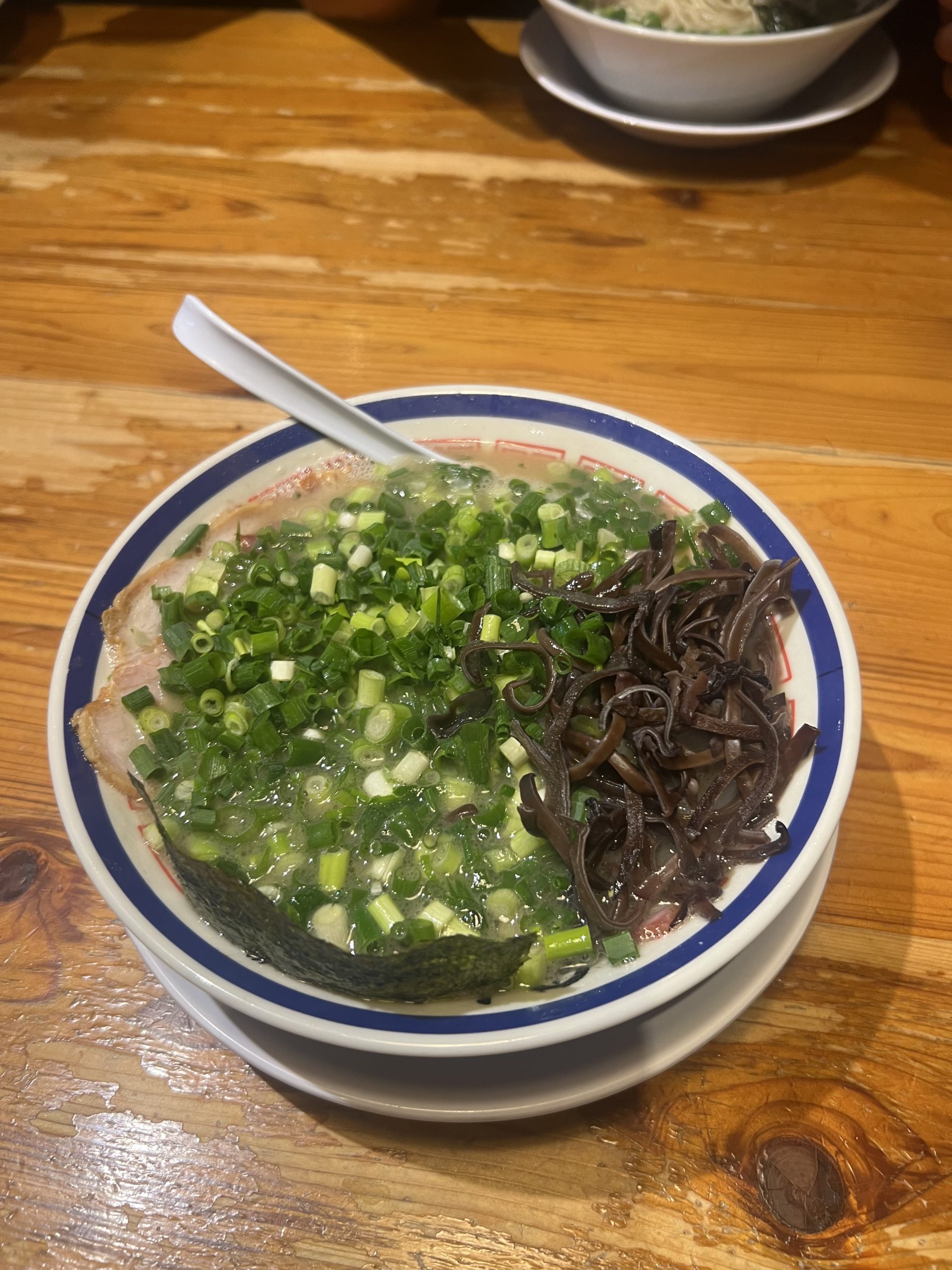 美味しい豚骨ラーメン