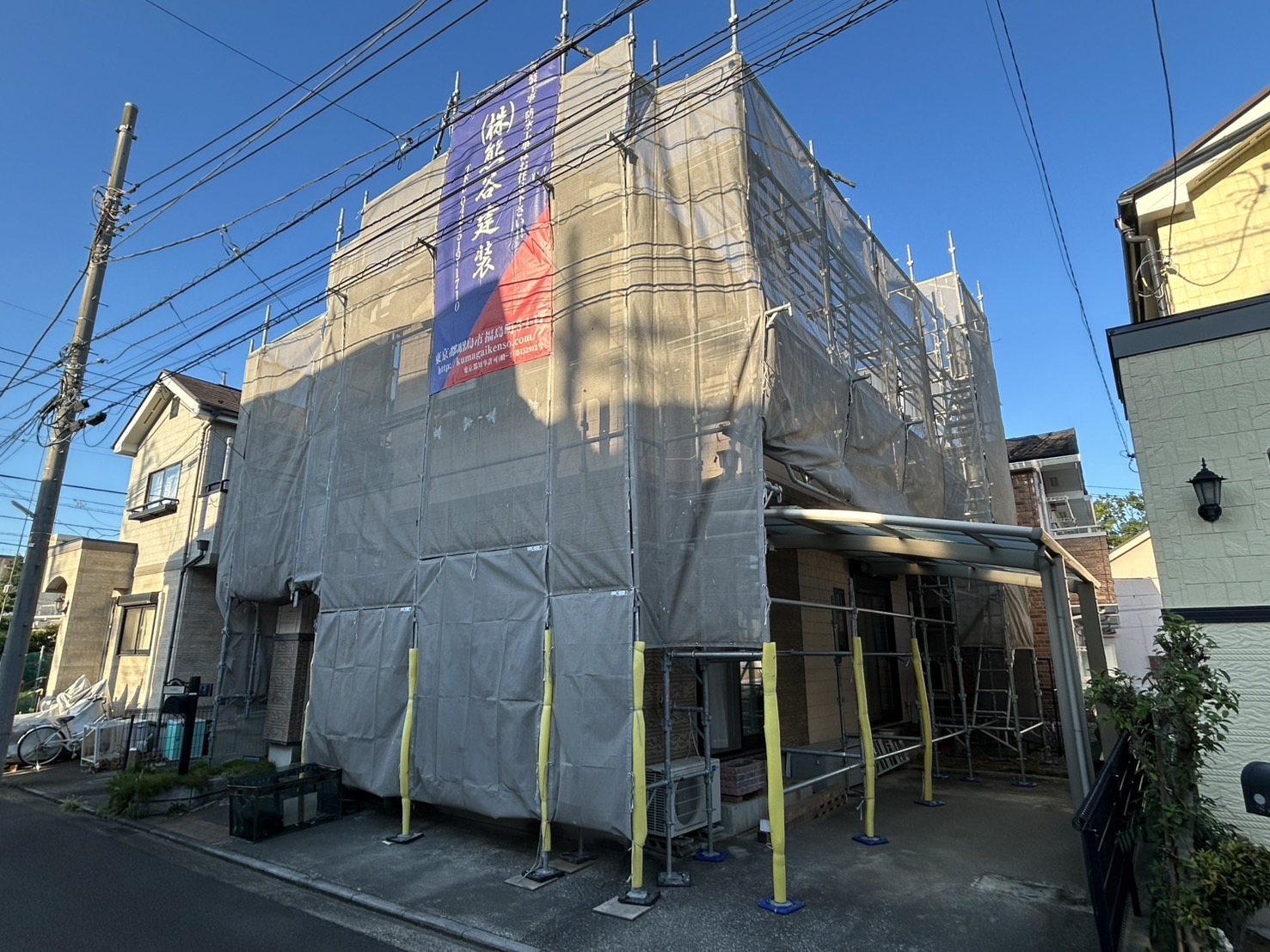 足場組２棟目